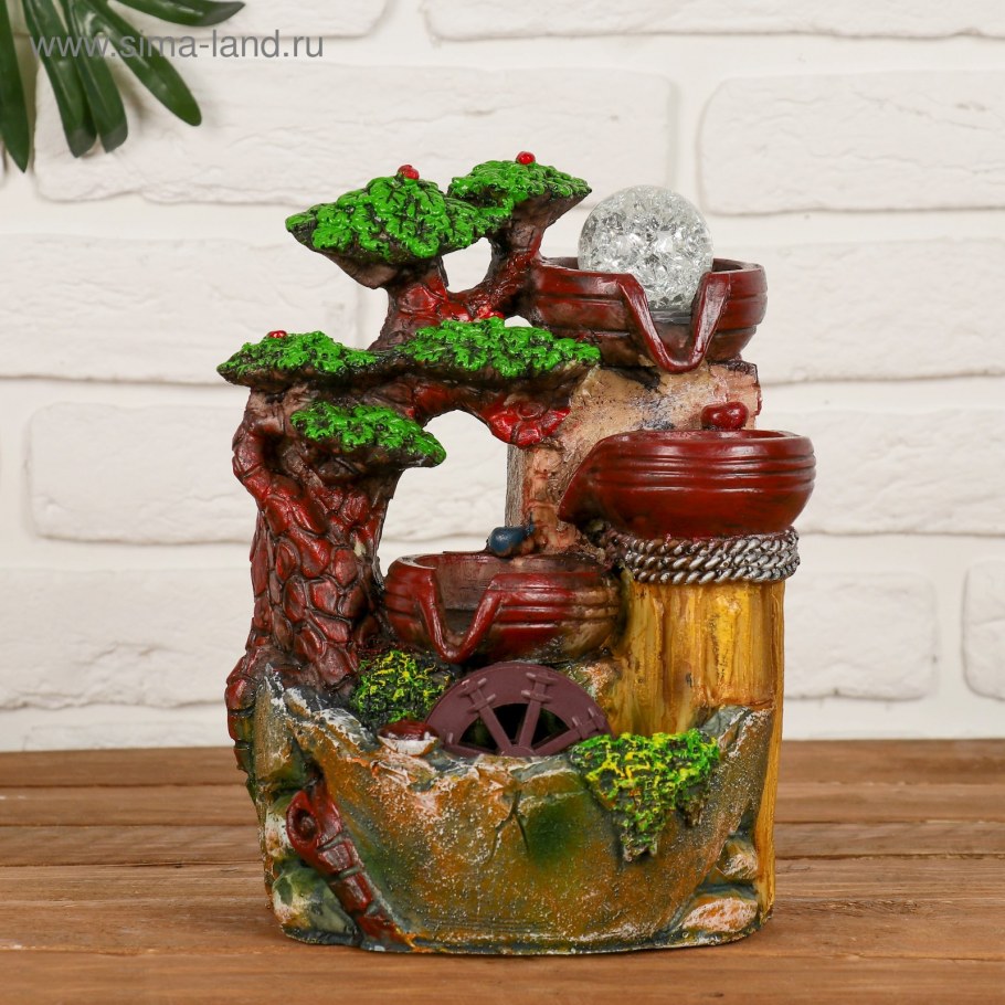 Настольные фонтаны и водопады