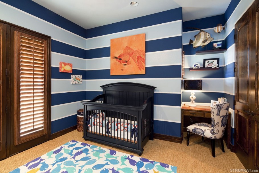 Покраска детской комнаты для мальчишек