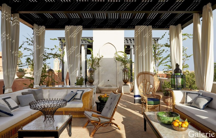 Терраса в марокканском стиле