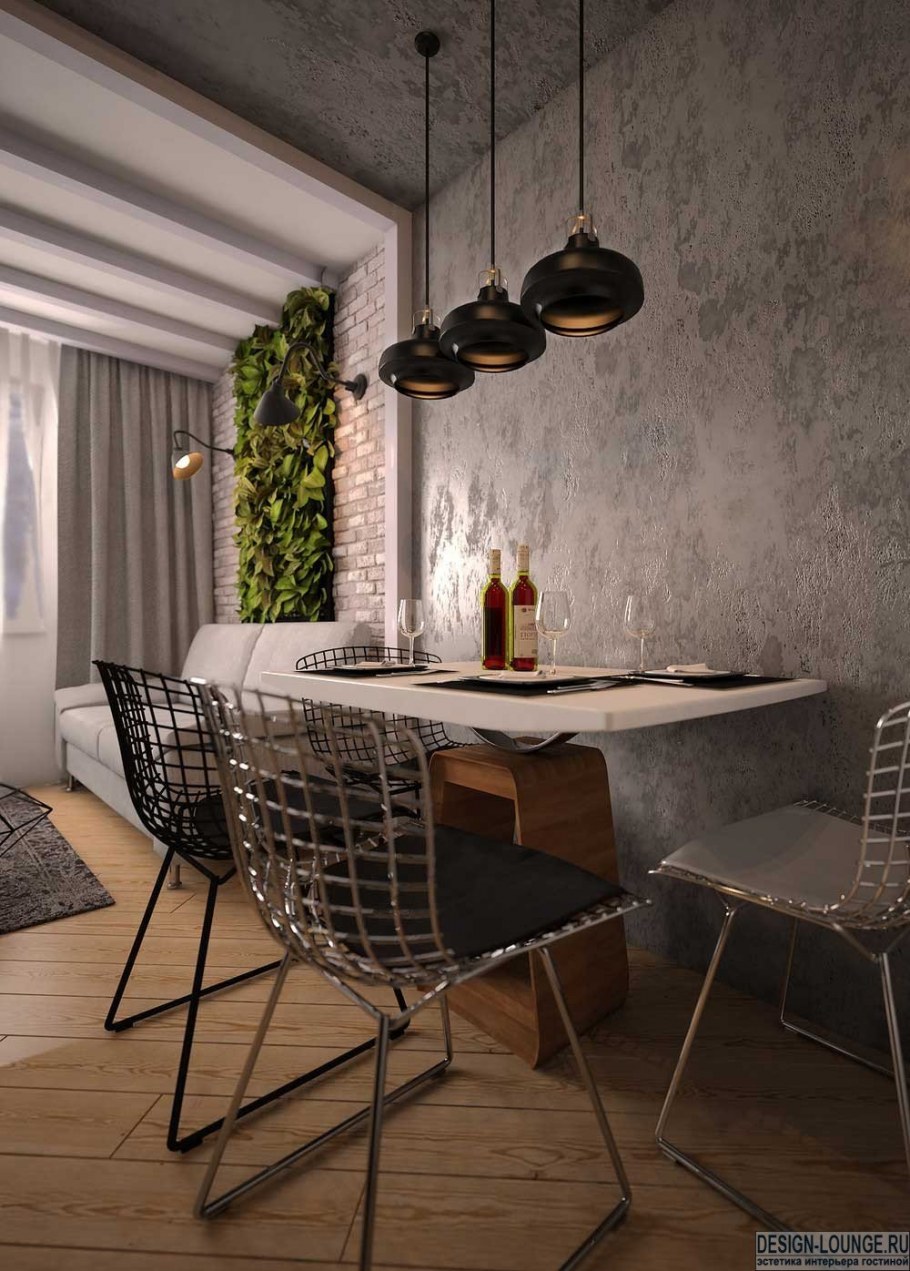 Декоративная штукатурка на кухне