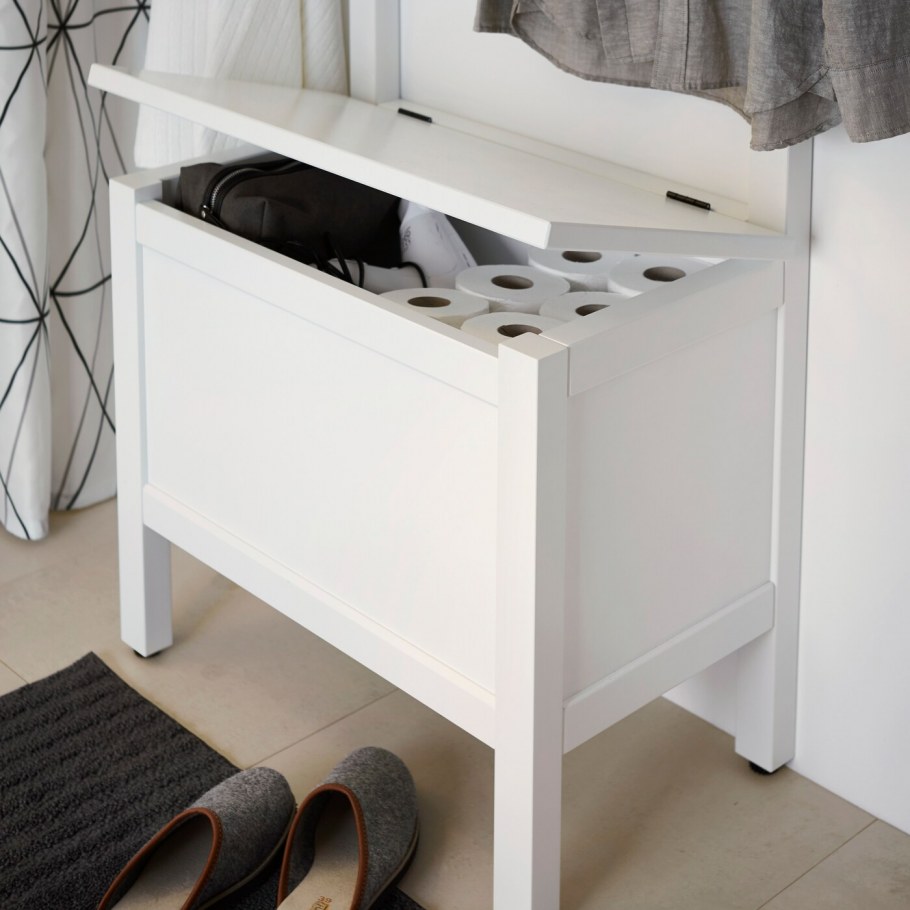 Икеа прихожая ХЕМНЭС белая