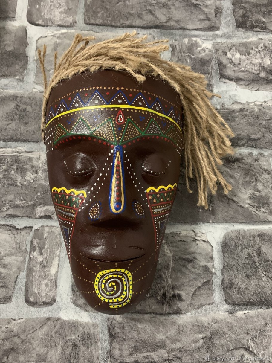 Африканские маски семейные мали