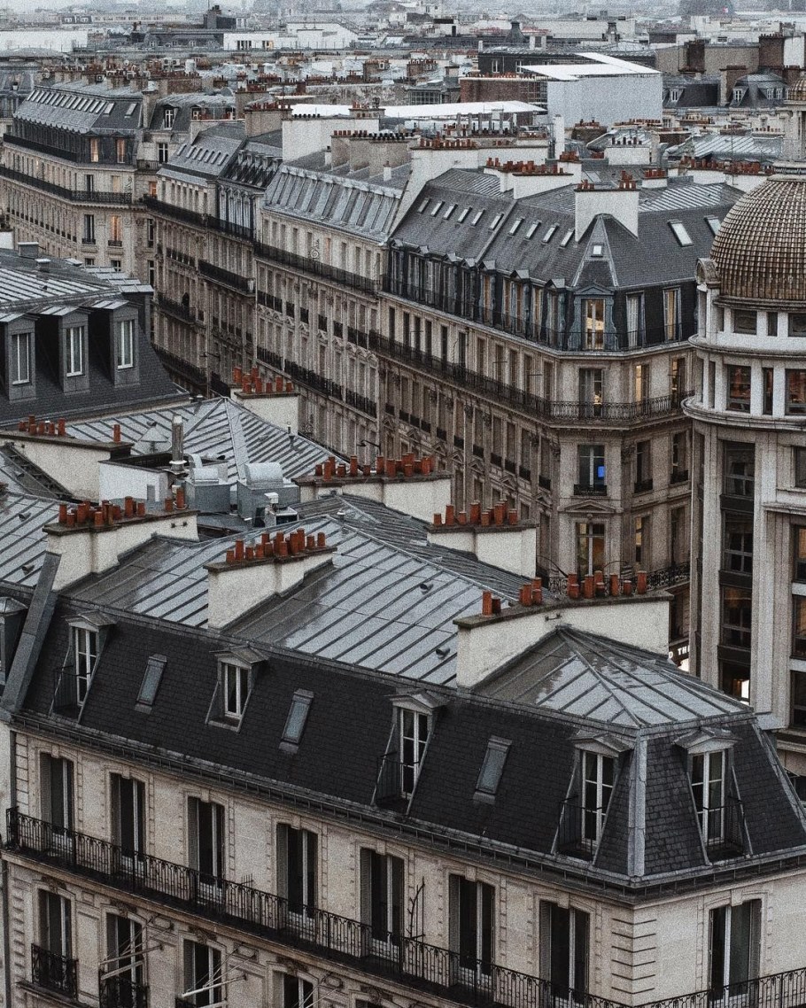 Французские крыши домов