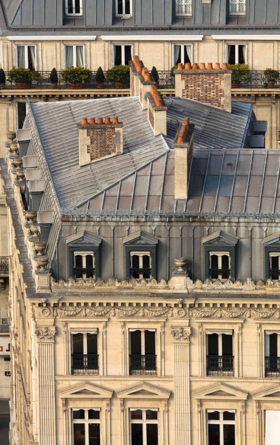 Мансардная кровля Франция