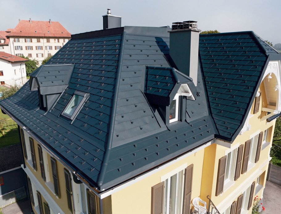 Вальмовая черепица колоколообразная