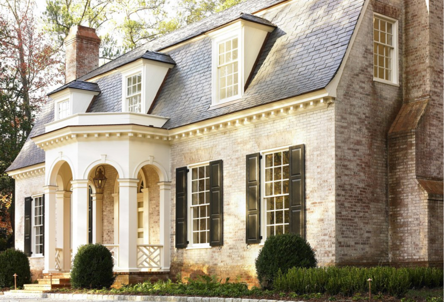 Английские крыши домов