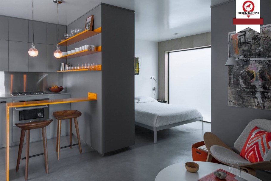 Интерьер маленькой квартиры