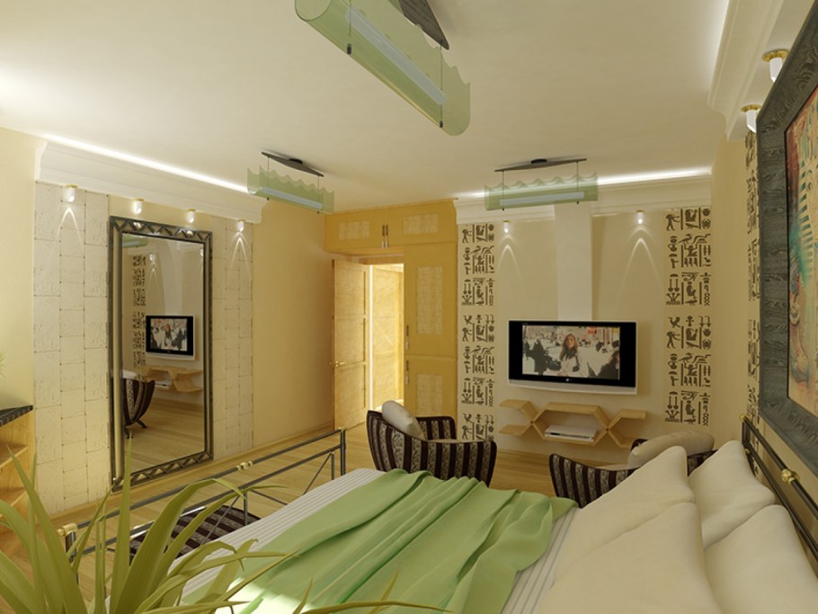 Прихожая в египетском стиле