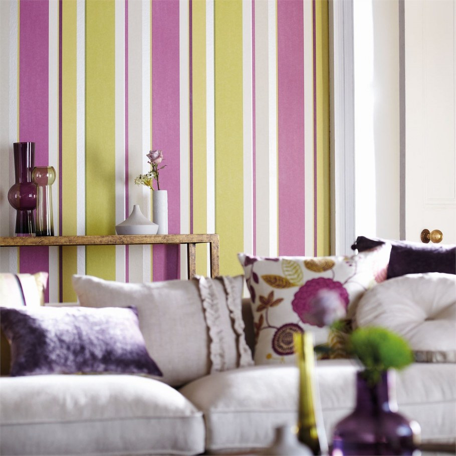 Полоска в интерьере