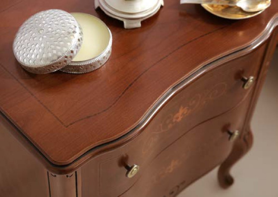 Желто серая тумбочка