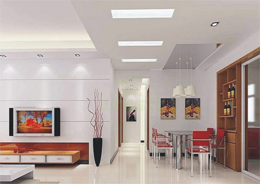 Светодиодные панели потолочные в интерьере