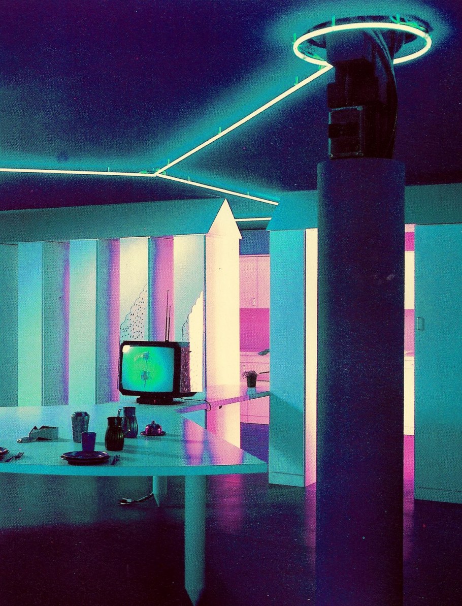 Стиль интерьера ретро футуризм