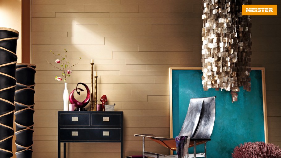 Обои под покраску в интерьере