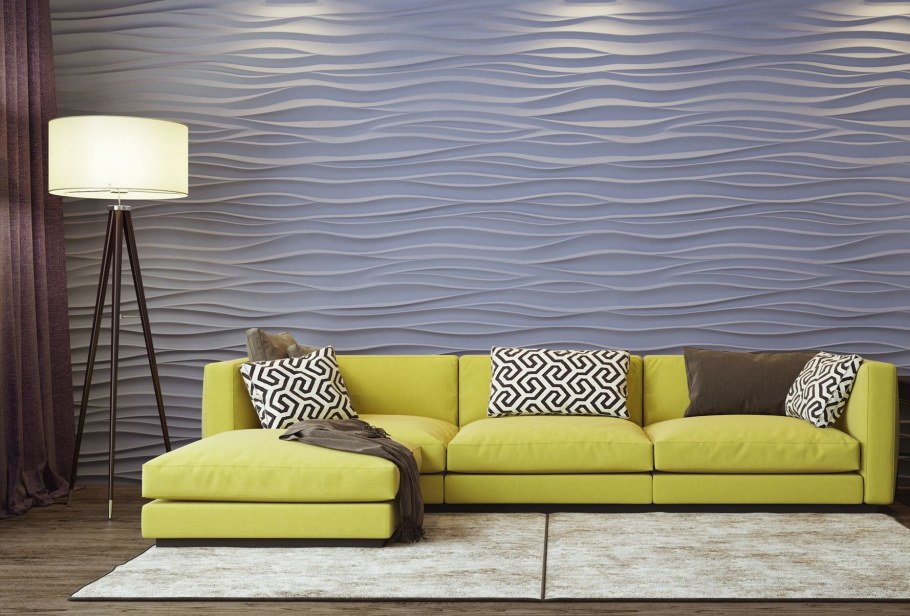 Горизонтальное деление цветов в интерьерах