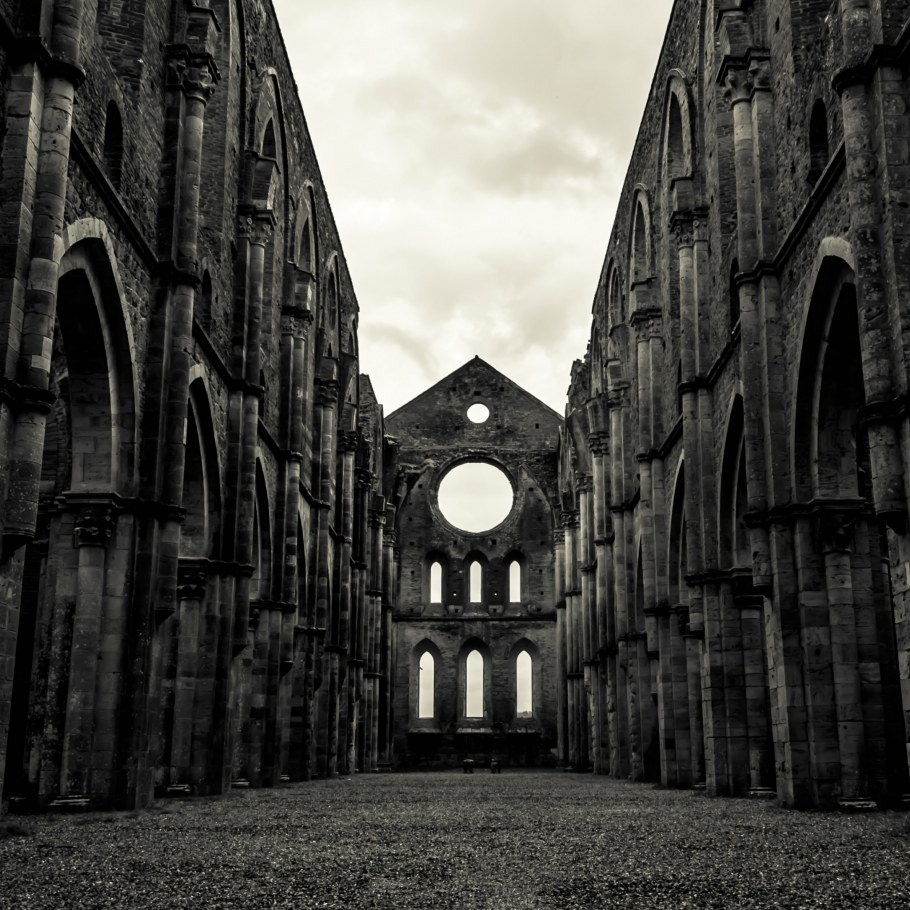 Италия Тоскана развалины