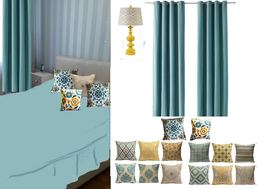 Шторы МАЙГУЛЛ икеа в интерьере