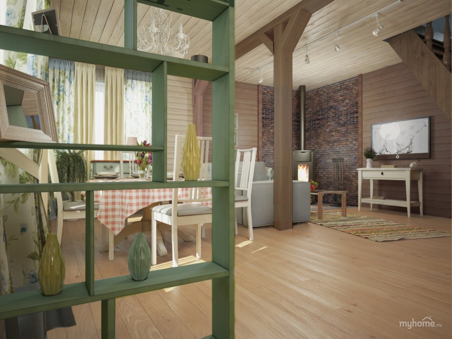 Зонирование в загородном доме