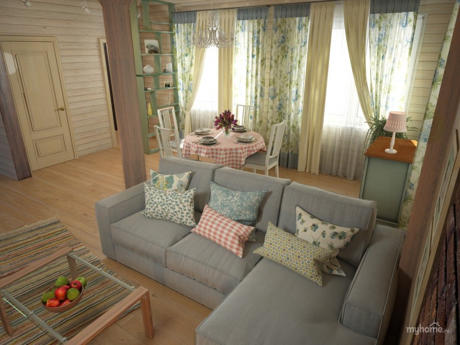 Маленькая гостиная на даче