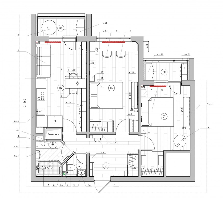 Дизайн евротрешки 70