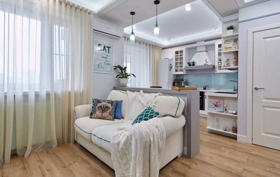 Интерьер маленькой квартиры двухкомнатной