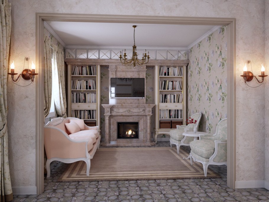 Арка в стиле Прованс в интерьере