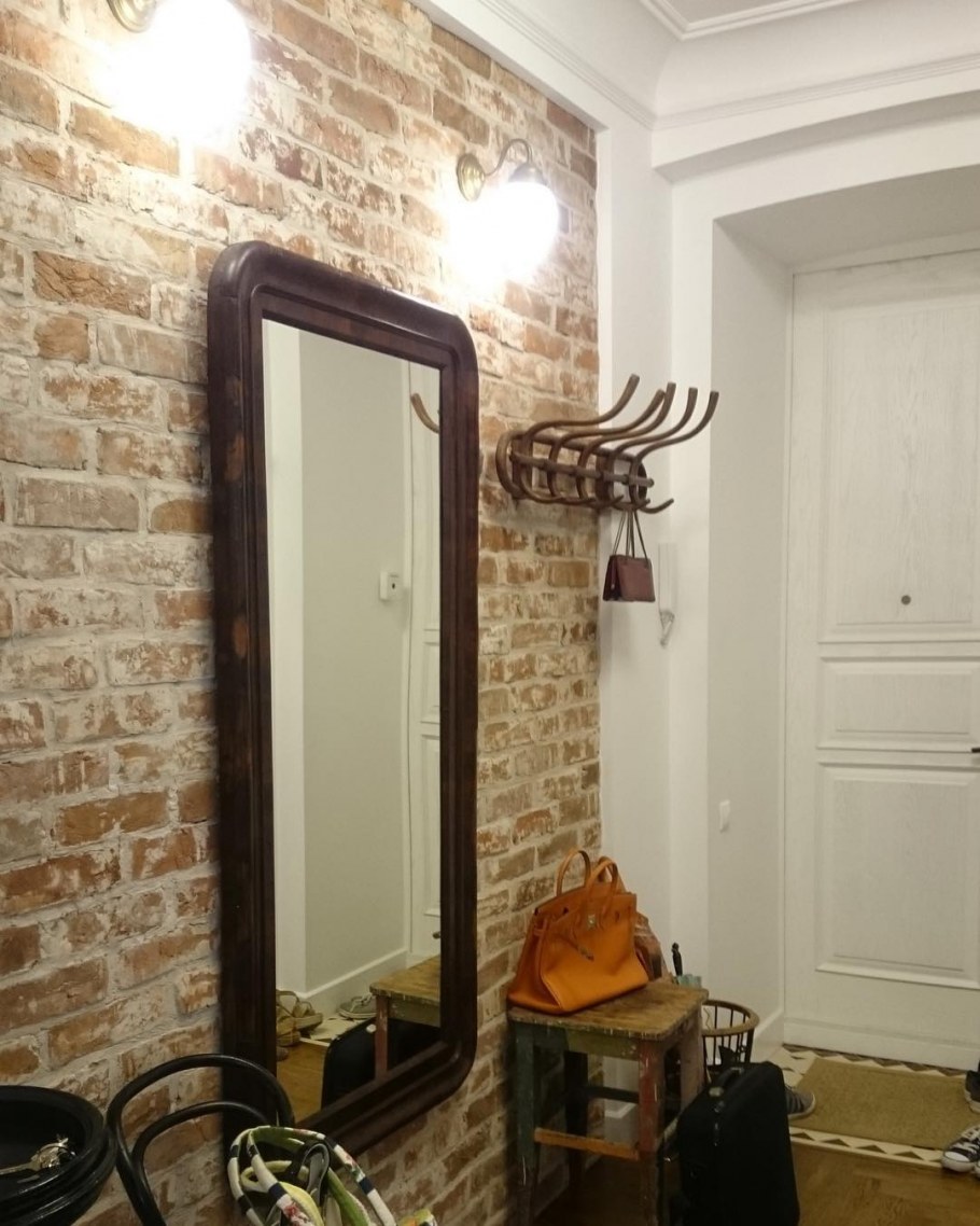 Зеркало в коридор в стиле лофт