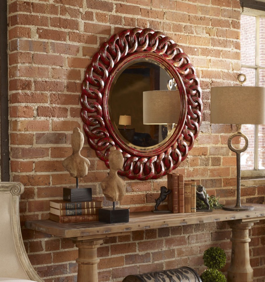 Зеркало в стиле лофт