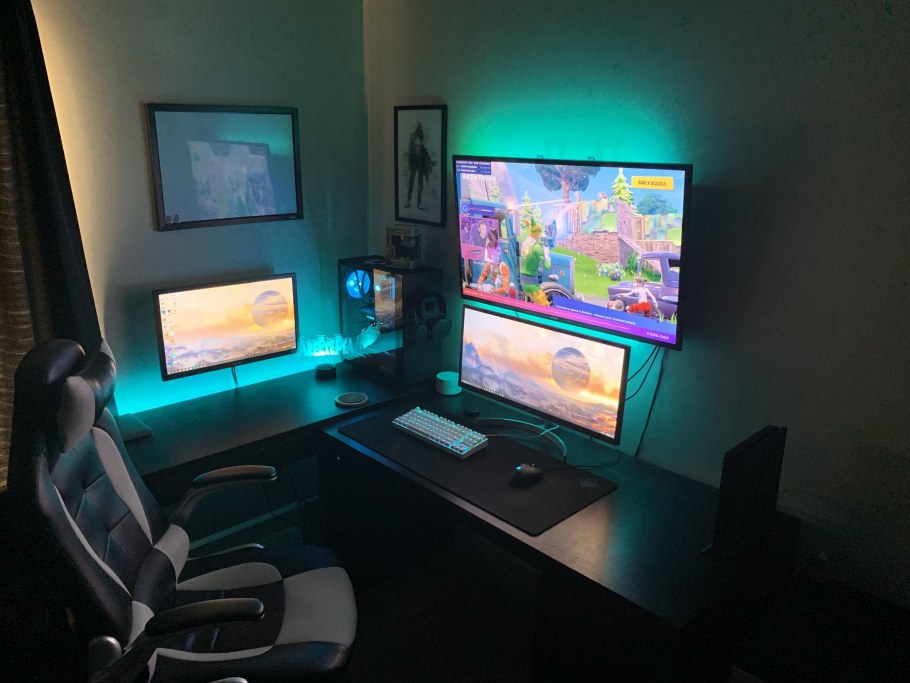 Игровое место в маленькой комнате