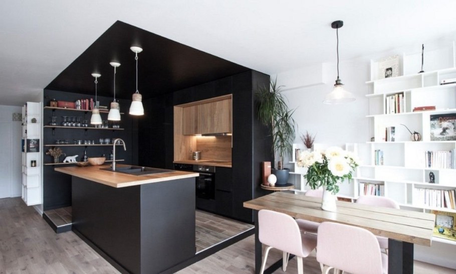 Кухня в стиле бара в квартире