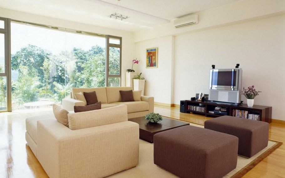 Обстановка гостиной комнаты