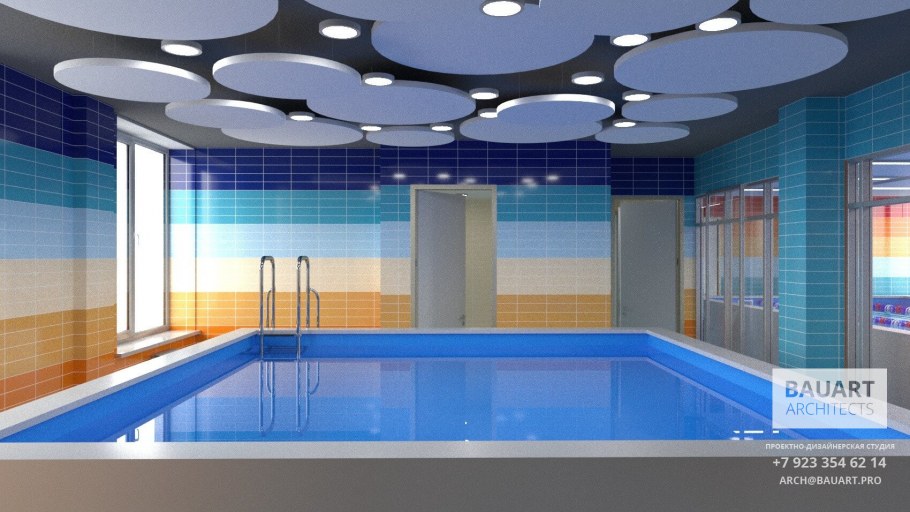 Интерьер спортивного комплекса