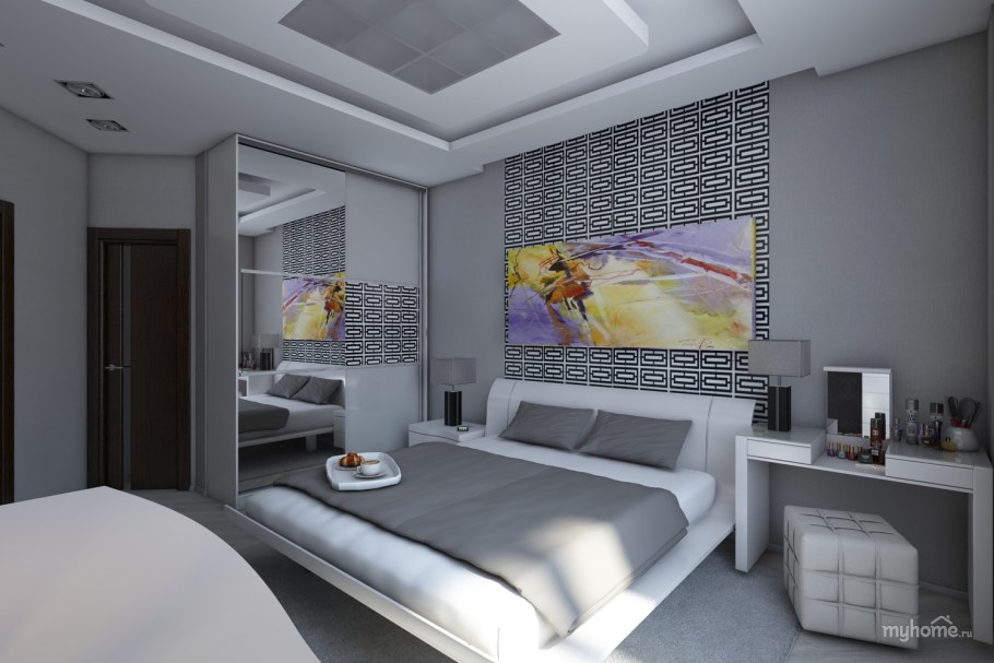 Интерьер спальной комнаты для взрослых