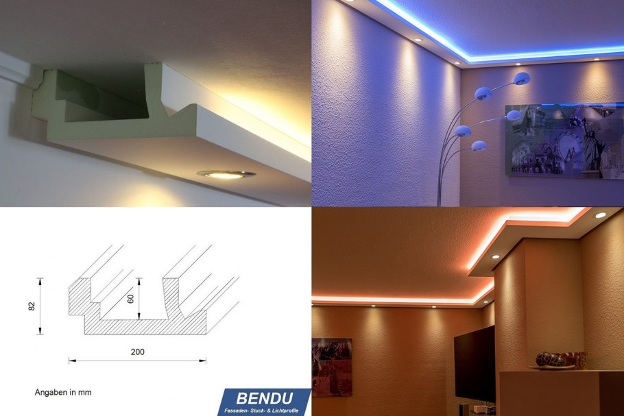 Освещение библиотек в гипсокартонном потолке