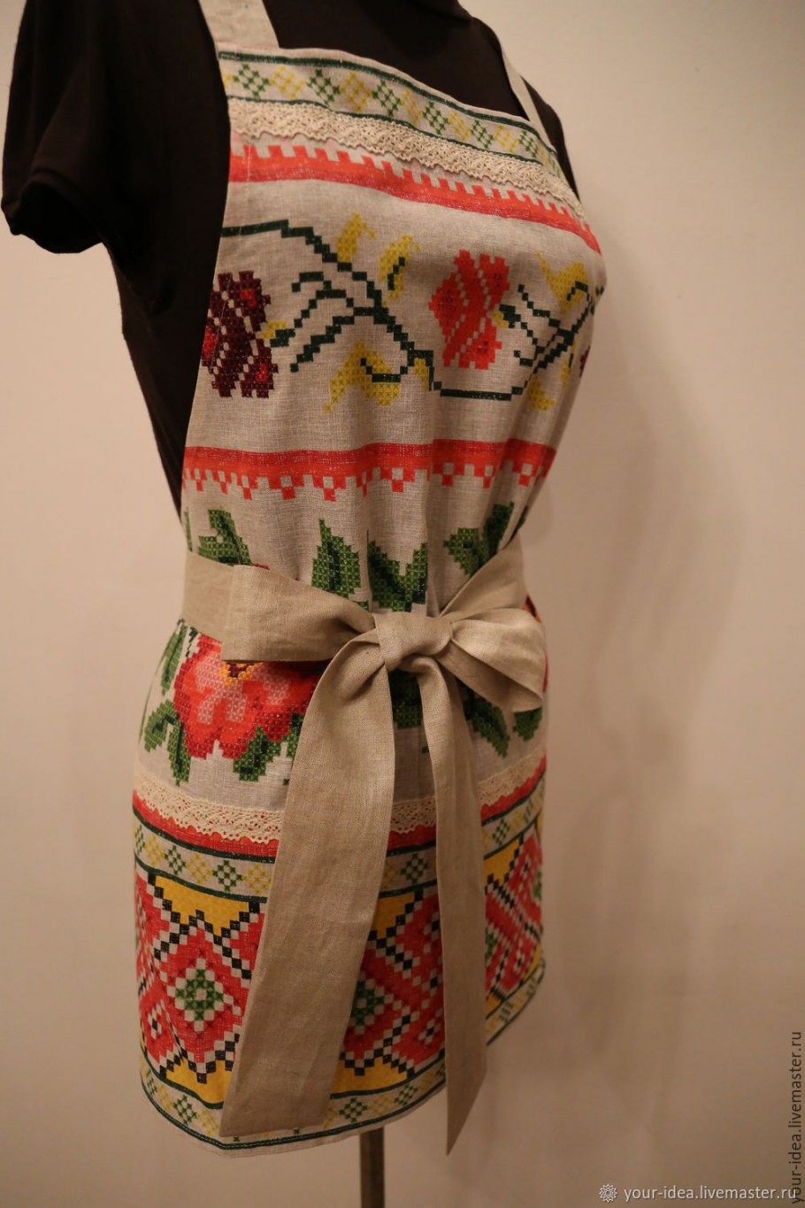 Фартук в русском стиле
