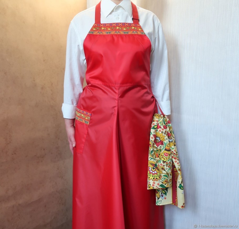 Фартук в русском народном стиле