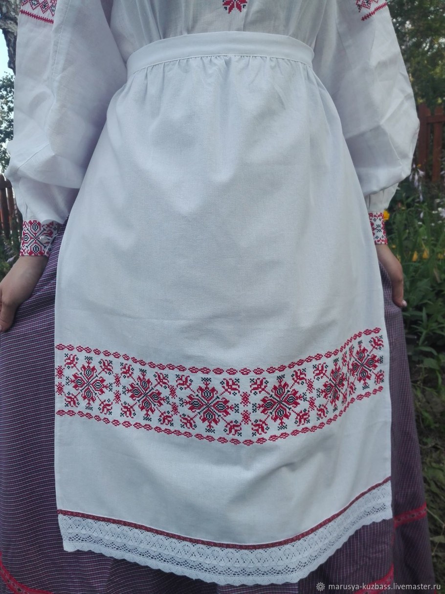 Фартук в народном стиле