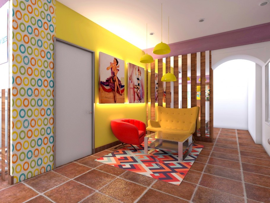 Цветовое воздействие в интерьере