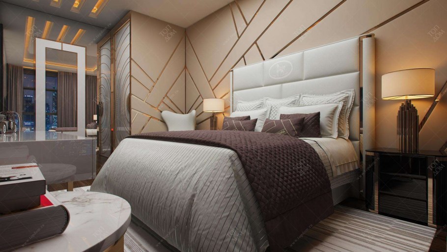 Спальня 2020 года в современном стиле