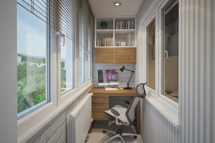 Интерьер лоджии