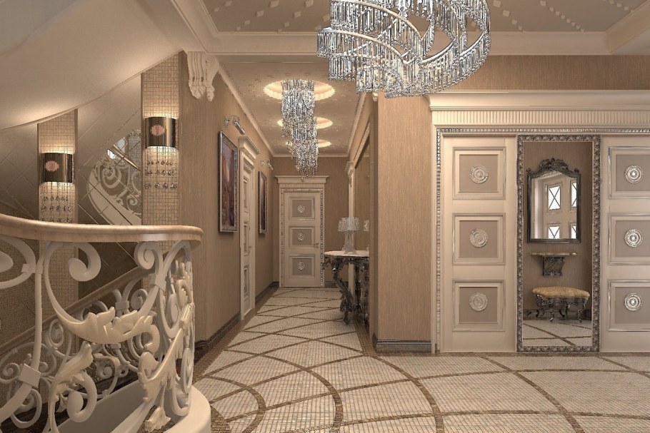 Классический интерьер прихожей