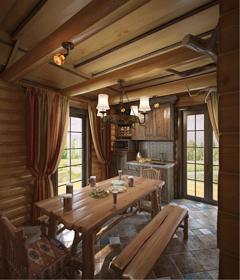 Интерьер бани