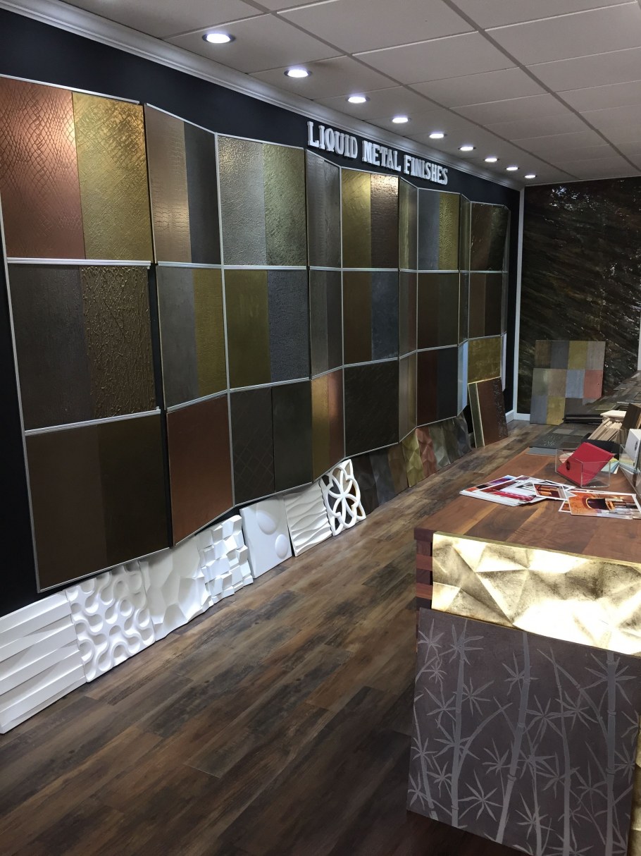 Листы железа в интерьере