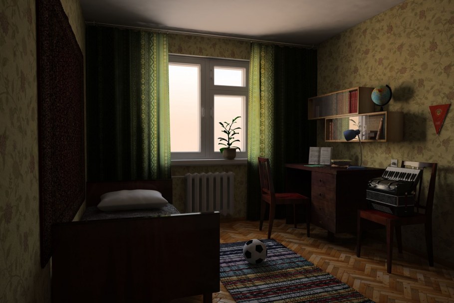 Советский интерьер