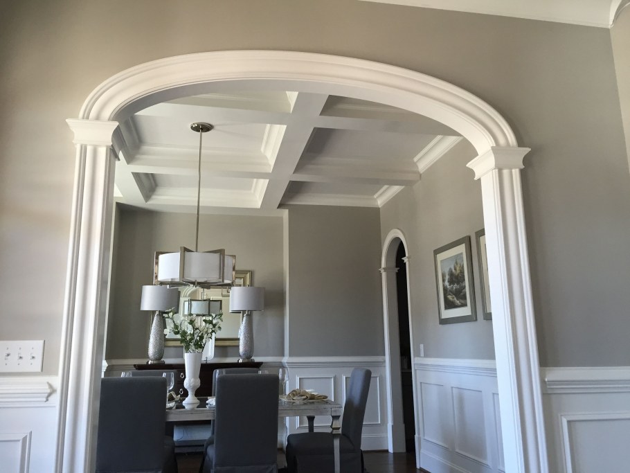 Освещение арки