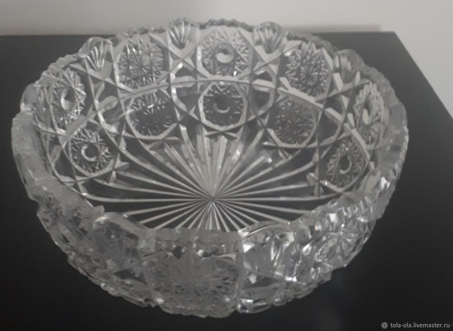 Советские хрустальные вазы