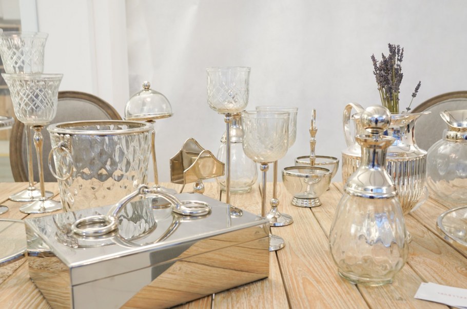 Хрустальная ваза в интерьере