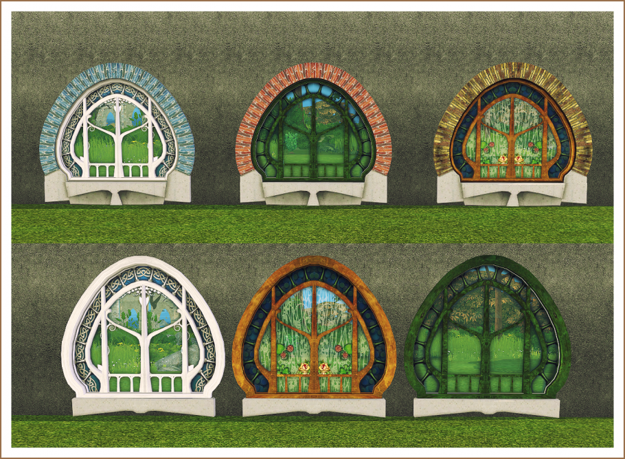 Круглое окно Модерн