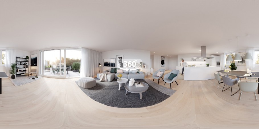 360 HDRI Panorama комната