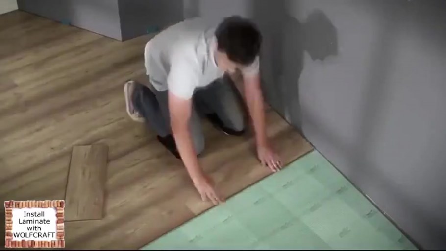 Укладка ламината в 3 ступени