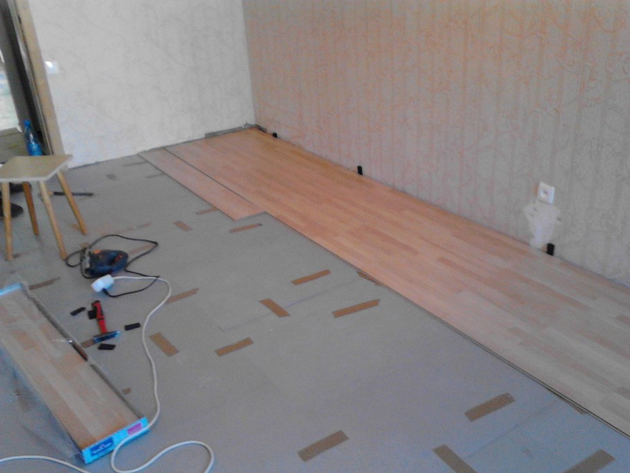 Укладка ламината своими руками